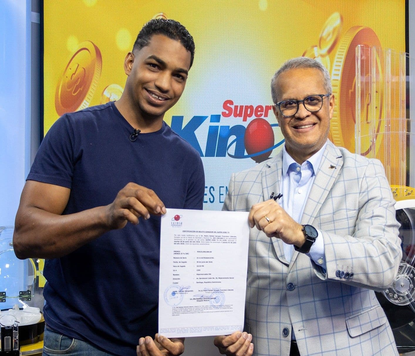 Joven gana 25 millones de pesos con el Super Kino TV de LEIDSA