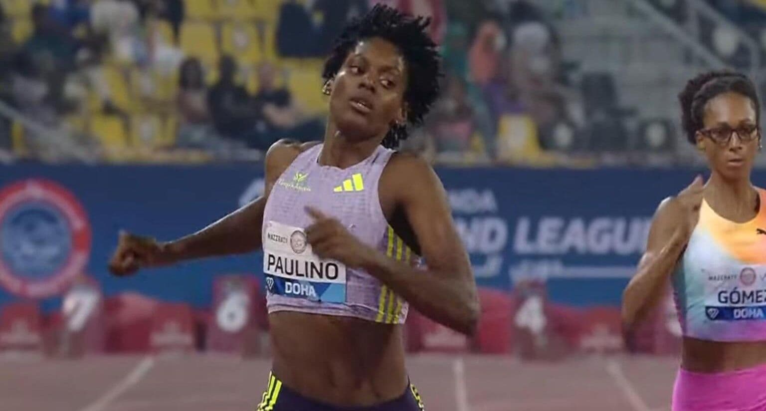 Marileidy Paulino brilla en la Liga Diamante 2026 en Doha