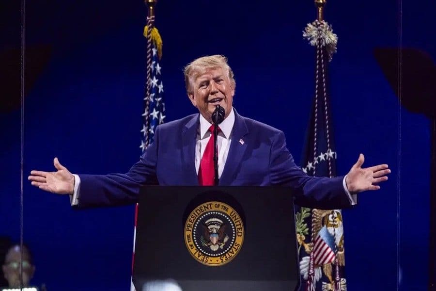 Trump celebra el 250 aniversario de Estados Unidos con discurso patriótico