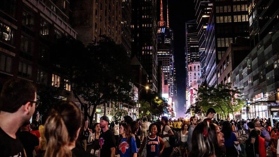 Despliegue de seguridad masivo para desfile de los New York Knicks
