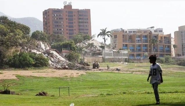 El campo de golf en La Guaira se convierte en epicentro de ayuda tras terremoto