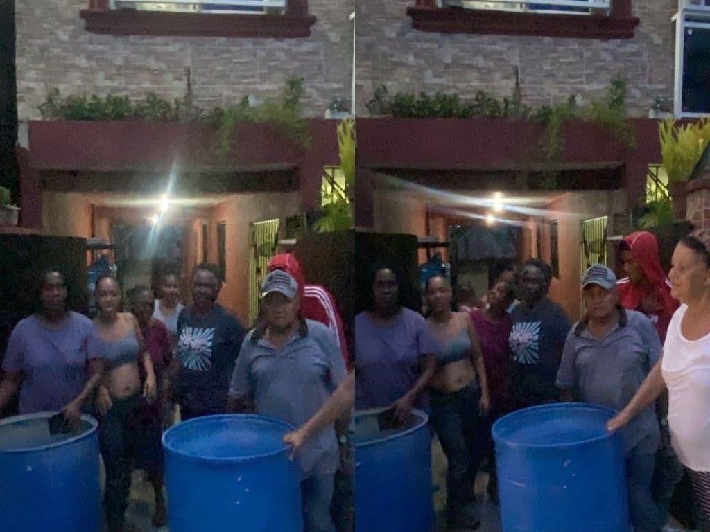 Residentes de San Cristóbal protestan por falta de agua potable