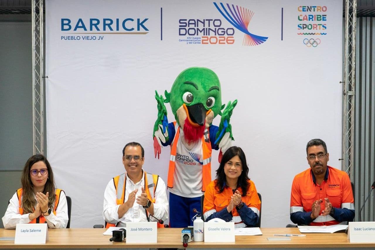 Barrick Pueblo Viejo será patrocinador de los Juegos Centroamericanos y del Caribe 2026