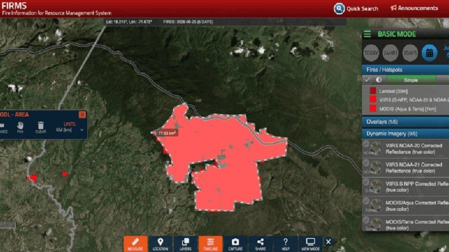Incendio en Sierra de Bahoruco alcanza extensión similar a centro SD