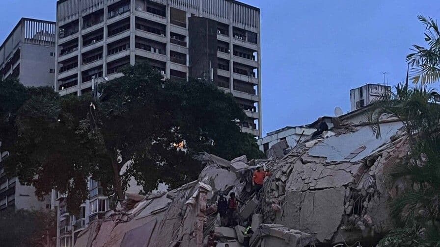 Fuerte sismo sacude a Venezuela; reportan colapso de edificaciones