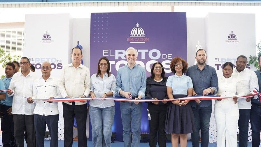 Inauguran Escuela Básica Félix Sosa en Las Terrenas