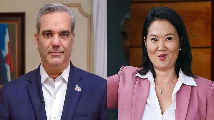 Luis Abinader felicita a Keiko Fujimori por su victoria electoral en Perú