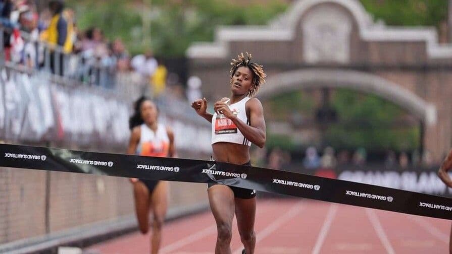 Marileidy Paulino triunfa en París y establece récord en la Liga Diamante