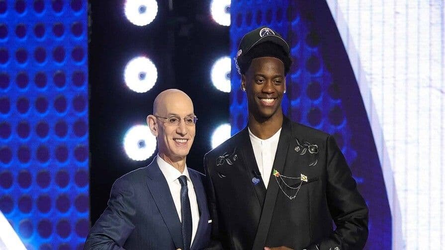 NBA: AJ Dybantsa es escogido por Wizards número uno del Draft